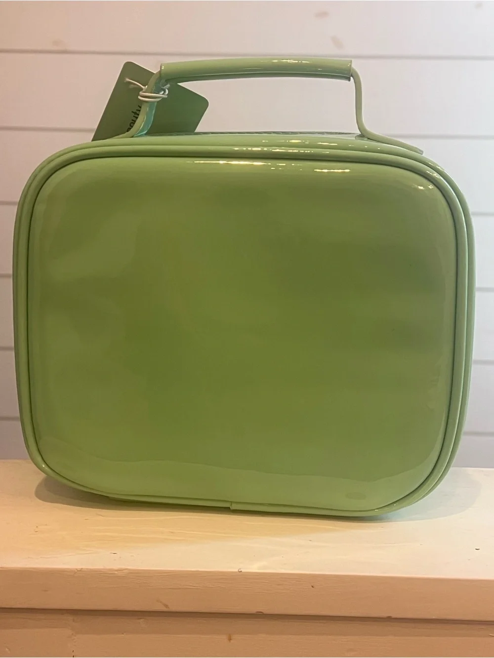 HUDA BEAUTY Glossy Mint Green Makeup Case NWT